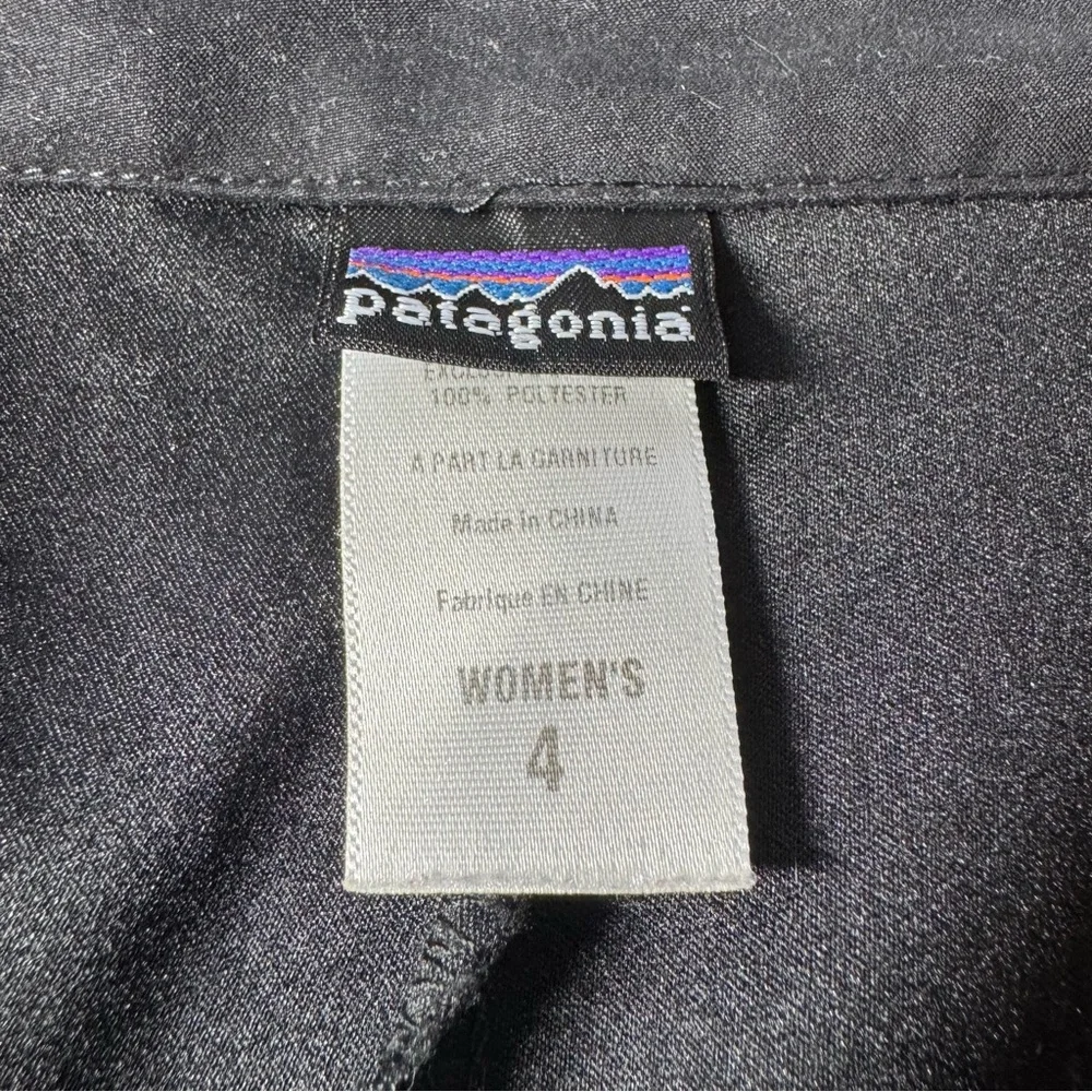 Patagonia Duway Skirt Skort Size 4 Black Hiking, Athletic, Pickleball, Golf - Picture 11 of 14